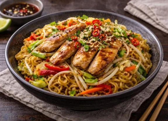 Chicken Yaki Soba
