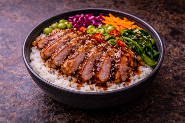 Grilled Duck Donburi