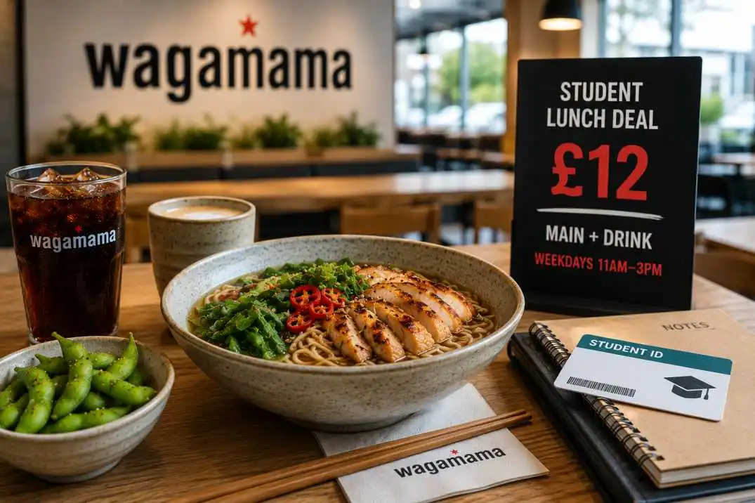 Wagamama student lunch deal and discount guide
